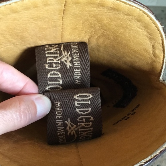 Old Gringo Tiegan Embroidered Western Cowboy Cowgirl Boots Vesuvio Brass - Picture 10 of 16